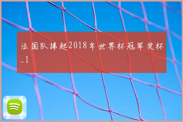 法国队捧起2018年世界杯冠军奖杯_1